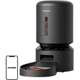 Dispensador de Comida Inteligente Granary 5L c/ Câmara (Preto) - PETLIBRO