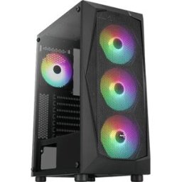 Caixa ATX Falcon ARGB Tempered Glass (Preto) - AEROCOOL