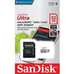 Cartão de Memória Ultra Micro SDHC 32GB + Adaptador - SANDISK
