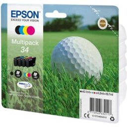 Pack 4x Tinteiros Serie 34 WF-3720/3725 - EPSON