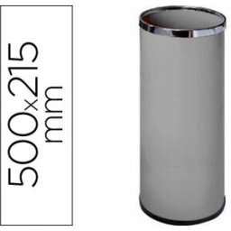Porta Guarda Chuva Sie Metalico 301 Cinza Medida 50X21,5 cm Aros Cromados
