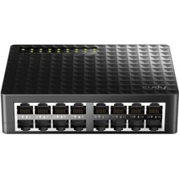 Switch de Rede 16 Portas 10/100Mbps UnManaged - CUDY