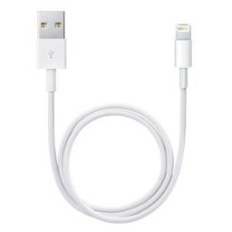 Cabo USB A Macho - Lightning Macho 50cm (Branco) - APPLE