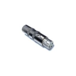 Ficha Adaptadora Canon XLR Macho - Canon XLR Fêmea - FONESTAR