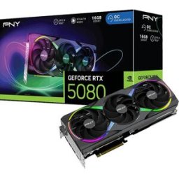 Placa Gráfica GeForce RTX 5080 Gaming RGB Triple Fan OC 16GB GDDR7 DLSS4 - PNY
