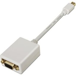 Adaptador Mini DisplayPort Macho - VGA Fêmea (Branco) - AISENS