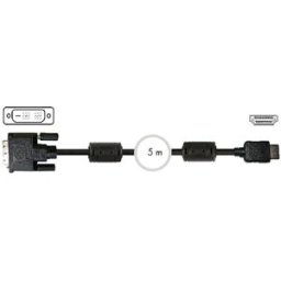 Cabo DVI-D 19 Macho - HDMI Macho 5m - FONESTAR