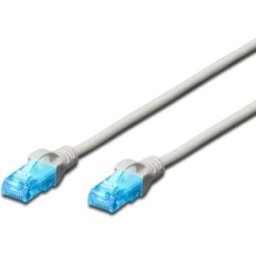 Cabo de Rede RJ45 Cat5e U/UTP Cinzento (2 mts) - EWENT