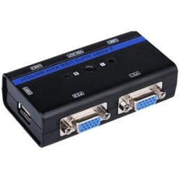 Comutador KVM (PS/2, VGA, Jack 3,5 mm, DVI-D, USB A) - AISENS