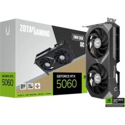 Placa Gráfica Gaming NVIDIA GeForce RTX 5060 "Blackwell" Twin Edge OC 8GB GDDR7 DLSS4 - ZOTAC
