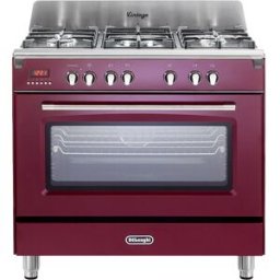 Fogão Elétrico c/ Placa a Gás 5 Bocas MEM 965 RX ED (Vermelho Bordeaux) - DELONGHI