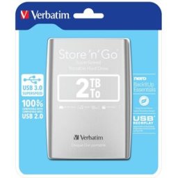 Disco Externo Store-n-Go 2.5" 2TB 3.2 (Prateado) - VERBATIM