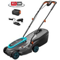 Corta-Relvas Eléctrico 32/18V PowerMax P4a c/ Bateria e Carregador - GARDENA