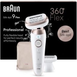Depiladora Silk-épil 9 Flex 9-030 3D (Branco/Dourado) - BRAUN
