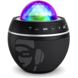 Coluna Portátil Bluetooth c/ Efeitos de LED (Preto) - iDance