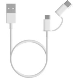 Cabo USB2.0 -> Micro USB e USB-C (1 metro) - XIAOMI