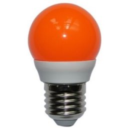 Lampada LED E27 B45 220V 3W 150Lm - Laranja
