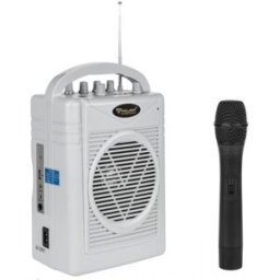 Coluna Amplificada Portátil 50W MP3/USB/SD/AUX/FM c/ Microfone sem Fios ECHO (SH-130) - AZUSA