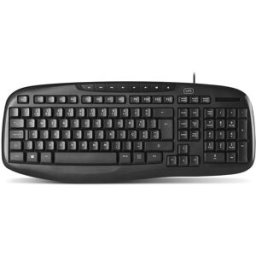 Teclado Flow USB Layout PT (Preto) - 1LIFE