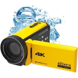 Câmera de Vídeo Subaquática WDV5630 (Amarelo) - EASYPIX