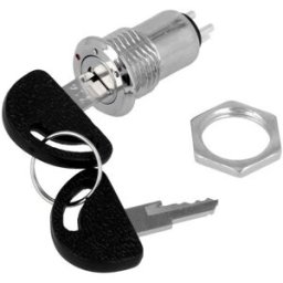 Interruptor de Chave Tubular 3 Posições (OFF-ON-ON)