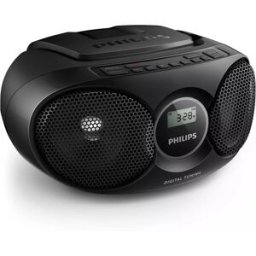 Rádio Portátil FM/CD/Cassete (Preto) - PHILIPS