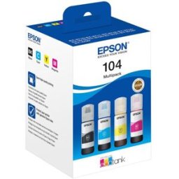 Pack 4x Recargas Tinta 104 Ecotank - EPSON