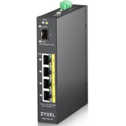 Switch RGS100-5P L2 Gigabit Ethernet 1000 Mbit/s (PoE) Preto - ZYXEL