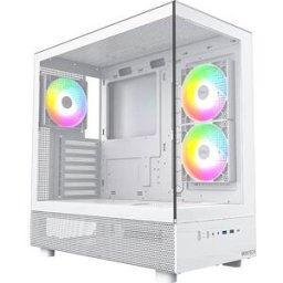 Caixa ATX XR RGB Vidro Temperado (Branco) - MONTECH
