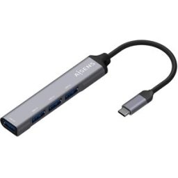 Hub USB-C 3.1 - 4x USB 3.0 Fêmea (10cm) - AISENS