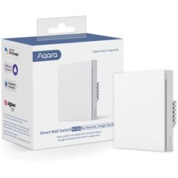 Interruptor de Parede Inteligente H1 1 Botão Branco (sem Neutro) - AQARA