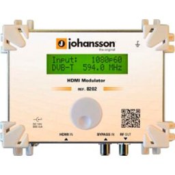 Modulador Digital HDMI "FULL HD" 1080p c/ Display para DVB-T/DVB-C/DMB-T e ATSC - Johansson