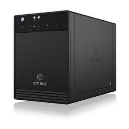 Caixa p/ Disco IB-3740-C31 2.5" / 3.5" SATA (Preto) - ICY BOX