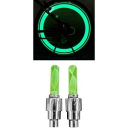 EDM Pack 2 Lampadas NEON Sinalizadoras Verde p/ Rodas Veiculos (Carro, Mota, Bicicleta, ...)