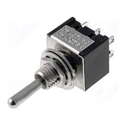 Interruptor Mini Alavanca ON-OFF-ON 3A