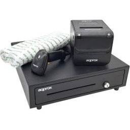 Pack POS APPROX 4180 Impressora POS80AMUSE + Gaveta CASH01 + Scanner LS02AS + Rolo - APPROX