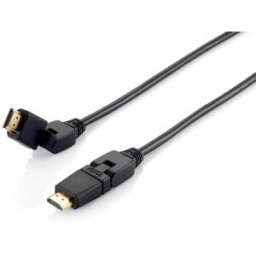 Cabo HDMI 2.0 Macho - Macho Swivel (3 mts) - EQUIP