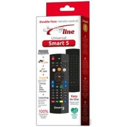 Comando Air Mouse QWERTY p/ SMART TVs SAMSUNG, SONY, LG, PHILIPS e PANASONIC - JollyLine Smart