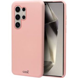 Capa de Silicone p/ Samsung Galaxy S24 Ultra (Rosa) - COOL
