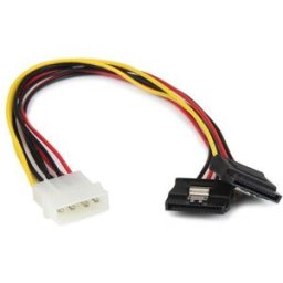 Cabo de Alimentação Molex 4 PIN Macho - 2xSATA 15 PIN Fêmea (30 cm) - STARTECH