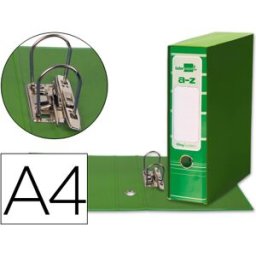 LIDERPAPEL Pasta de Arquivo Filing System Cartão Forrado A4 c/ Caixa, Verde