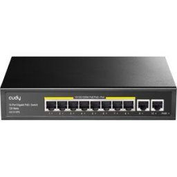 Switch de Rede 10 Portas Gigabit UnManaged PoE+ - CUDY