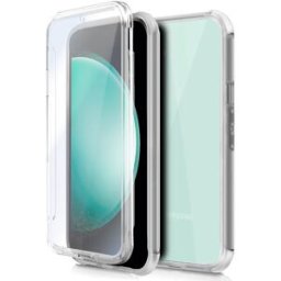 Capa Silicone 3D p/ Samsung S711 Galaxy S23 FE (Transparente Frontal + Traseira) - COOL