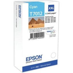 Tinteiro EPSON Cyan Cap. extra WP-4000/4500 - C13T70124010