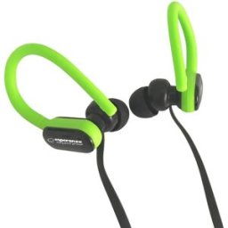 Auriculares Stereo c/ Fios e Microfone (Preto/Verde) - ESPERANZA