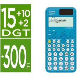 Calculadora Fx-85Spx Ii Classwiz Cientifica 15+10+2 Digitos 16 Mb Flash Rom Com Capa Azul - CASIO