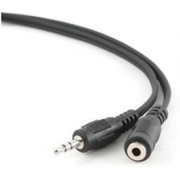 Cabo Jack 3,5mm Macho - Jack 3,5mm Femea (1,5 mts) - GEMBIRD