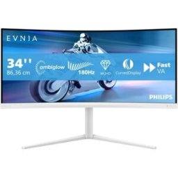 Monitor Evnia 34" 34M2C5501A/00 Wide Quad HD LCD (Branco) - PHILIPS