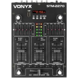 Mesa de Mistura 4 Canais com Efeitos USB/SD/MP3/BLUETOOTH (STM2270) - VONYX