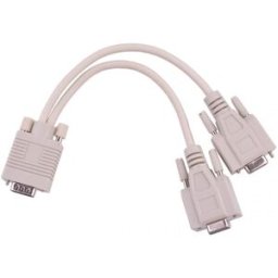 Spliter VGA 1 Macho -> 2 Femeas